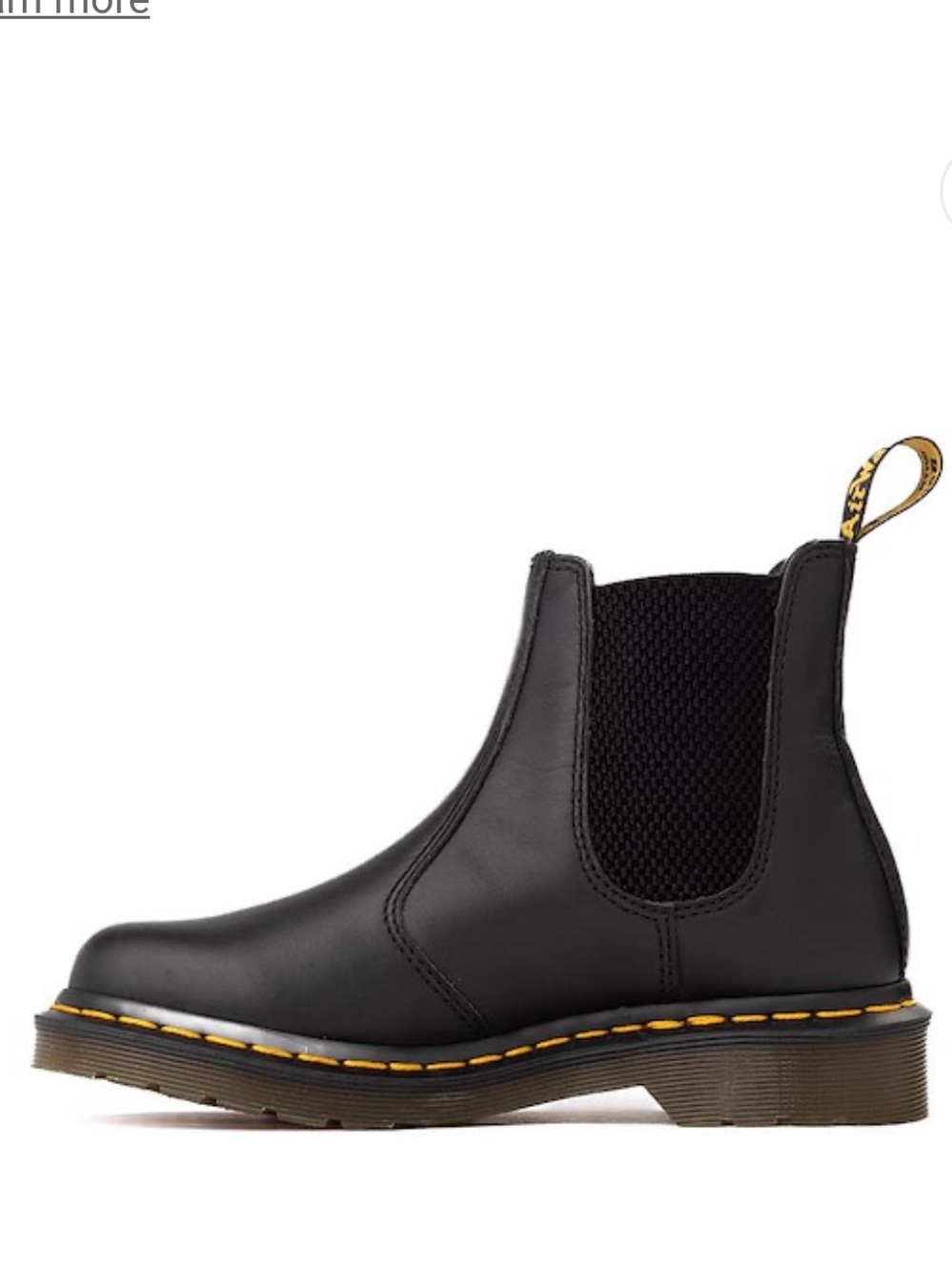 Dr. Martens Black Leather Chelsea Boot 2976